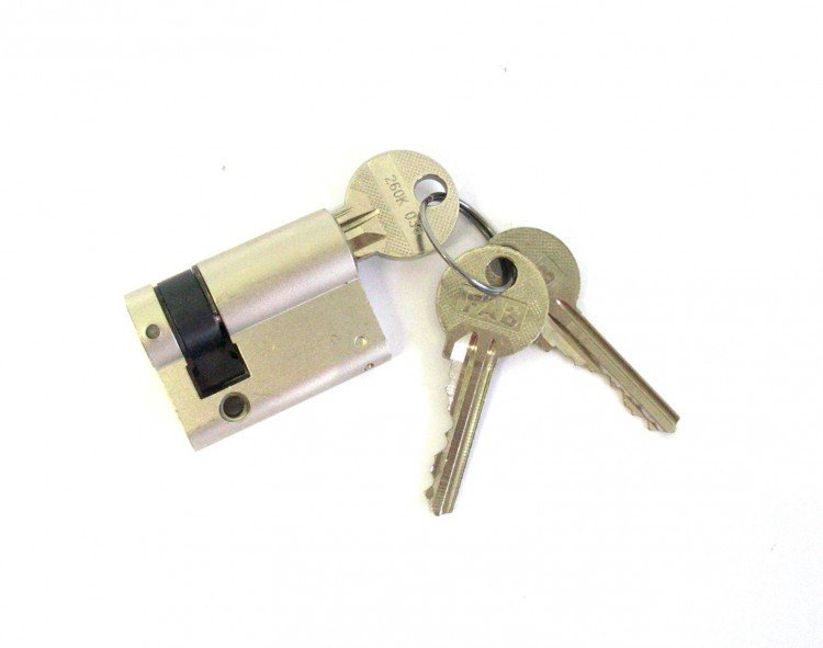 Vložka bezpečnostní 2006 BN 3 klíče, půlvložka - Vložky,zámky,klíče,frézky Vložky cylindrické Půlvložky
